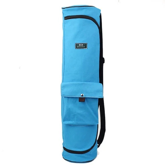 Canvas Sports Bag for Fitness, Yoga Backpack, Portable Yoga Mat Bag, Lengthen Yoga Bag, Pilates Mat Case, Sport Carriers