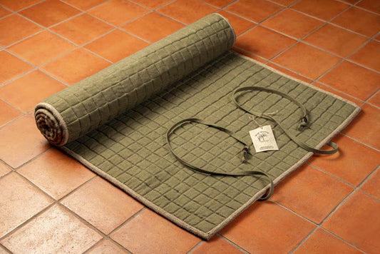Wild Hemp Yoga Mat. 100% Handmade, Eco Friendly, Natural and Biodegradable. Naturally Rubber & Latex Free
